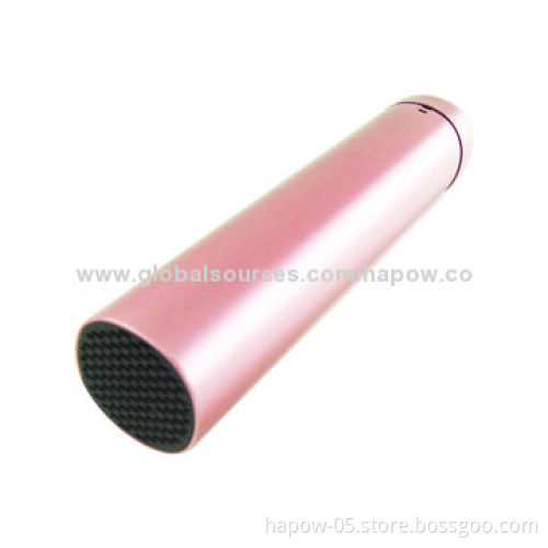 Power Bank for iPod, with Mini Speaker, 3W, 3500mAh Battery, Private Sleek Cylindrical Tube